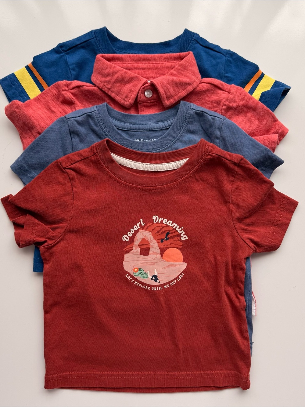 Janie & Jack Set T-shirts Boy 12-18 m